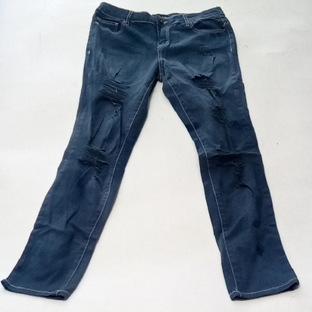 Distressed Blue Jeans for Women